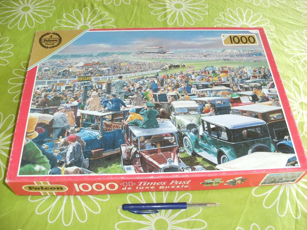 Vintage Falcon puzzel - Times Past - 1000 stukjes, Ophalen of Verzenden, 500 t/m 1500 stukjes, Gebruikt, Legpuzzel