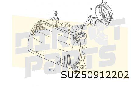 Suzuki Alto SH (6/94-4/02) koplamp Rechts (el.) OES! 35120M7