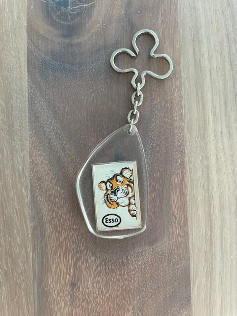 Sleutelhanger met tijger, de mascotte van Esso, Ophalen of Verzenden, Gebruikt, Merk