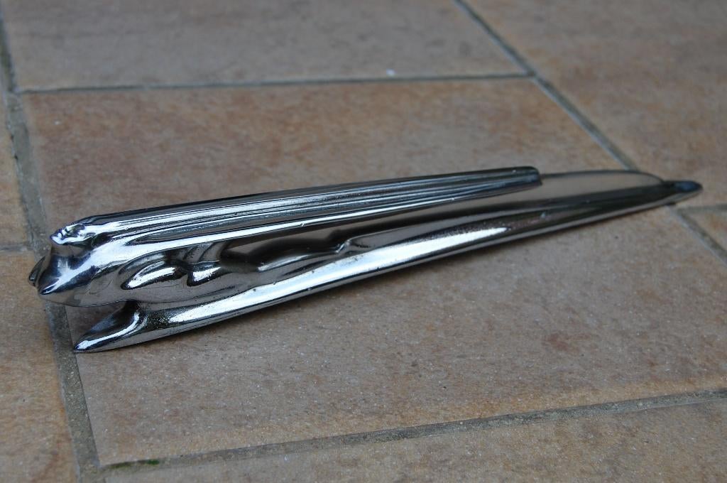 desoto 1941 hood ornament usa oldtimer art deco, Ophalen of Verzenden