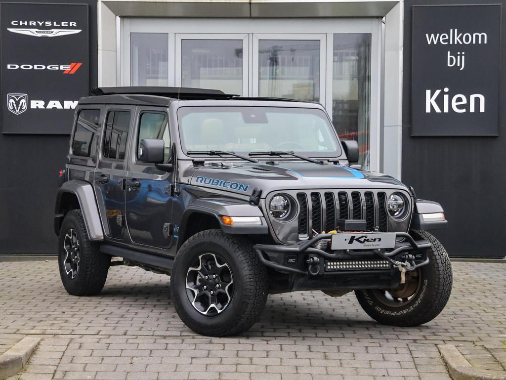 Jeep Wrangler Unlimited 4xe 380 Rubicon | Sun roof | Elektri, 1508 kg, Stof, Euro 6, 4 cilinders