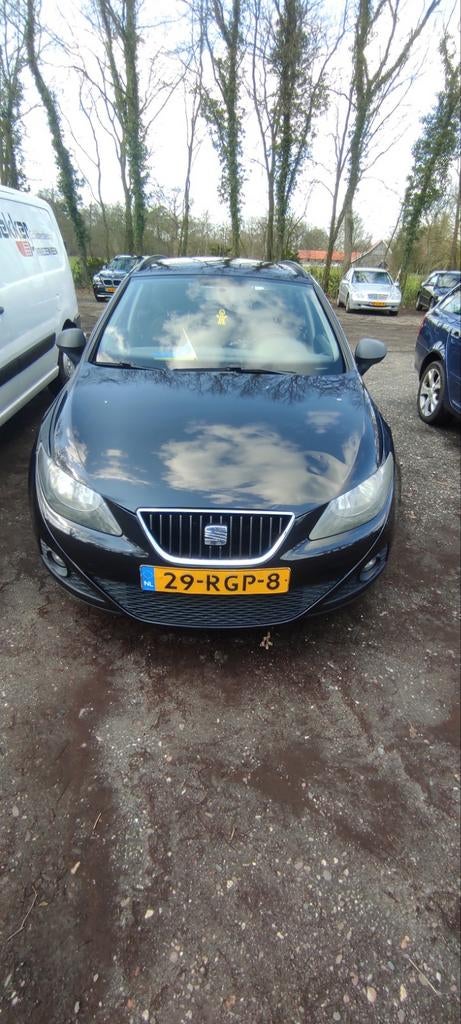 Seat Ibiza 1.2TDI 55KW Ecomotive ST 2011 Zwart, Auto's, Voorwielaandrijving, Euro 5, 74 pk, 1199 cc