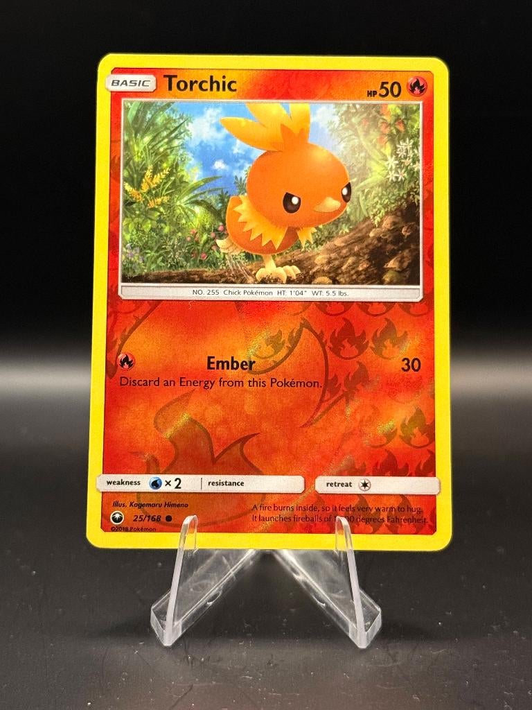 torchic Reverse	25/168	Engels	NM | Pokemon, Ophalen of Verzenden, Nieuw, Losse kaart, Foil