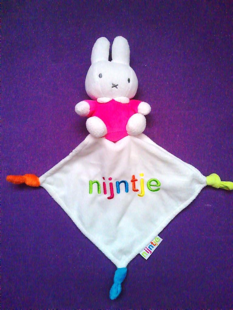 TIAMO Knuffeldoekje KONIJN NIJNTJE. ROZE **Als Nieuw**, Konijn, Nijntje, Ophalen of Verzenden, Zo goed als nieuw