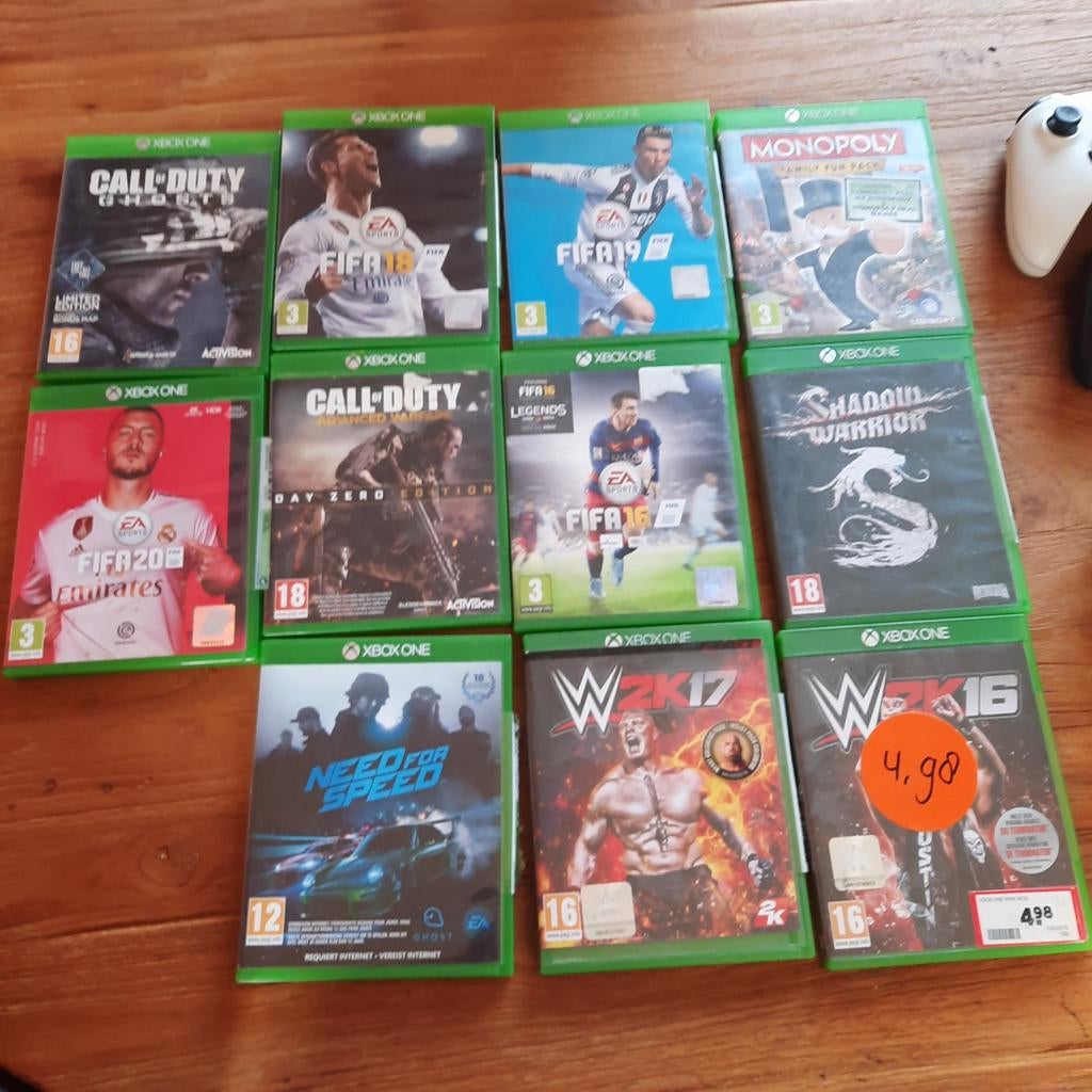 X box one 's, Spelcomputers en Games, 2 spelers, Ophalen, Gebruikt, Vanaf 3 jaar