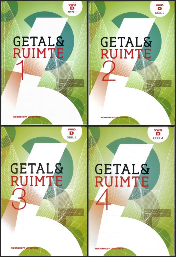 Getal & Ruimte Wiskunde D VWO Deel 1, 2, 3, 4 + Uitwerkingen, Boeken, VWO, Nieuw, Ophalen of Verzenden, Wiskunde B