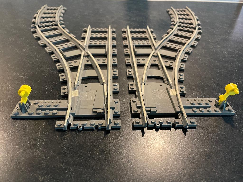 Lego 4531 trein rails wissels 9V 9Volt, Kinderen en Baby's, Speelgoed | Duplo en Lego, Ophalen of Verzenden, Zo goed als nieuw