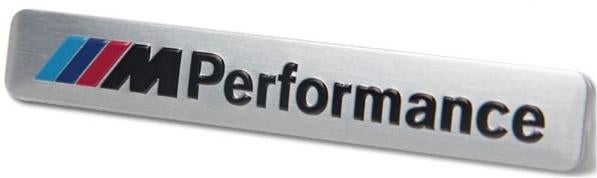 BMW M Performance Aluminium plaatje #2, Ophalen of Verzenden