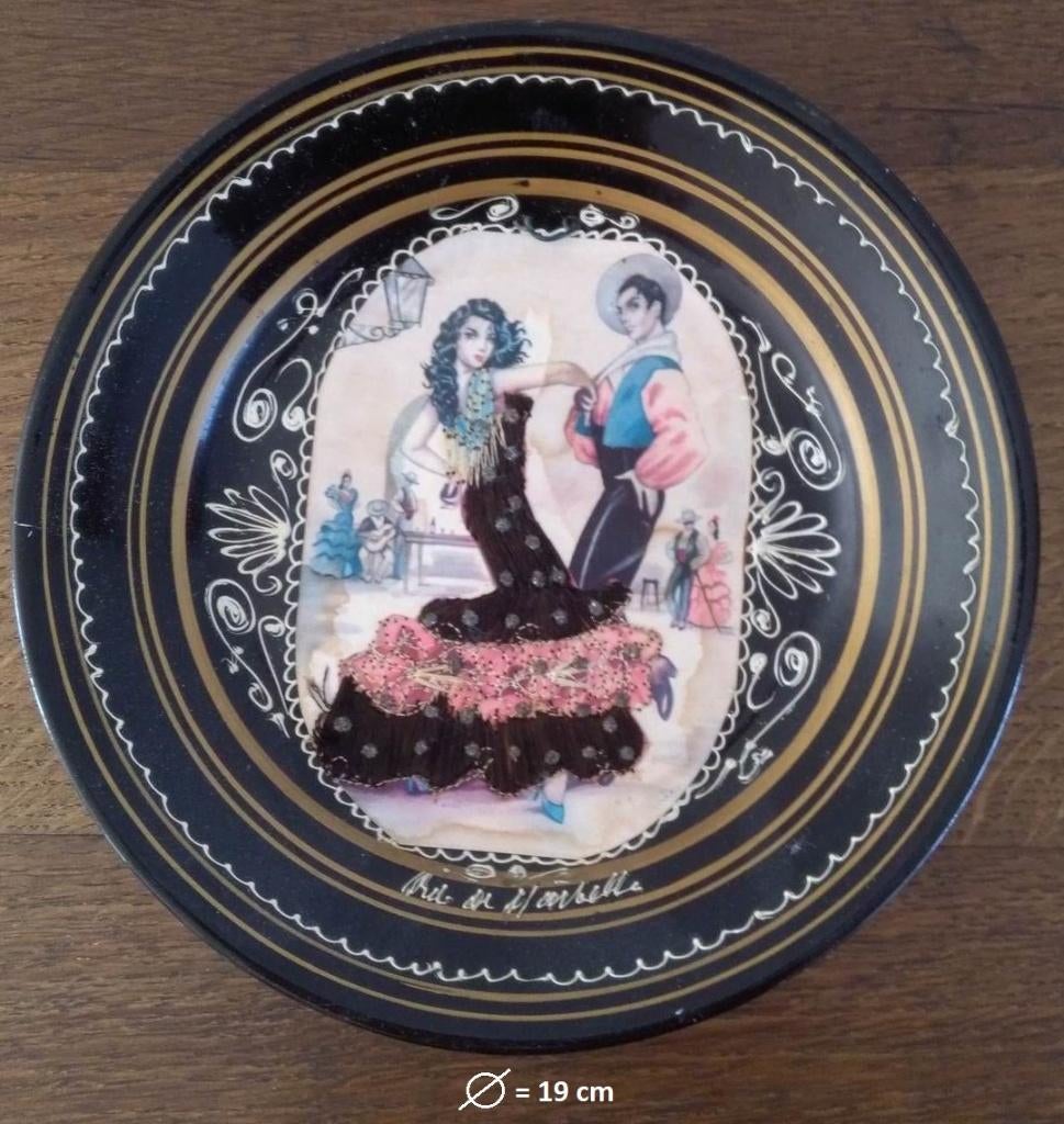 Wandbord / souvenir (Marbella)-jaren 70, Ophalen of Verzenden