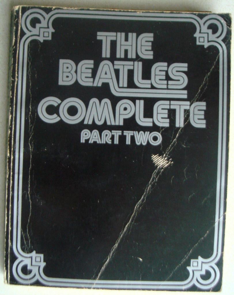 boek met bladmuziek The Beatles Complete part two, Ophalen of Verzenden, Gebruikt, Artiest of Componist, Populair