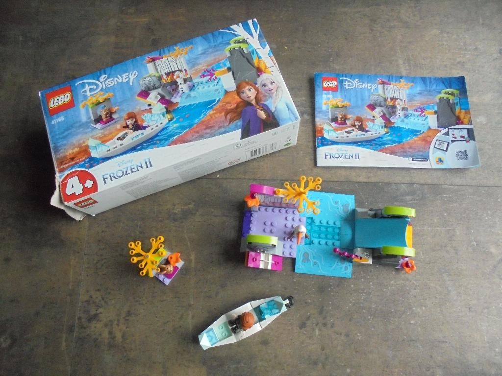 Lego Frozen II Anna's Canoe Expedition Set (zie foto's), Gebruikt, Lego, Ophalen of Verzenden, Disney