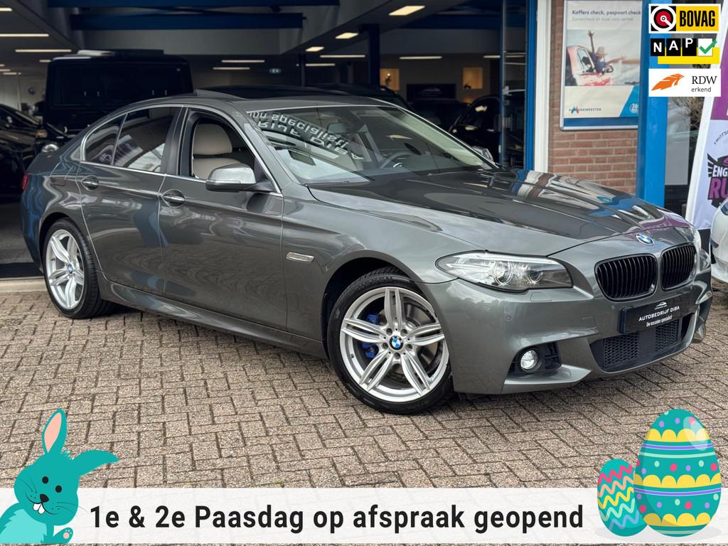BMW 5-serie 520i M Sport Edition High Executive 2015 NAP!, Automaat, Achterwielaandrijving, Gebruikt, 4 cilinders
