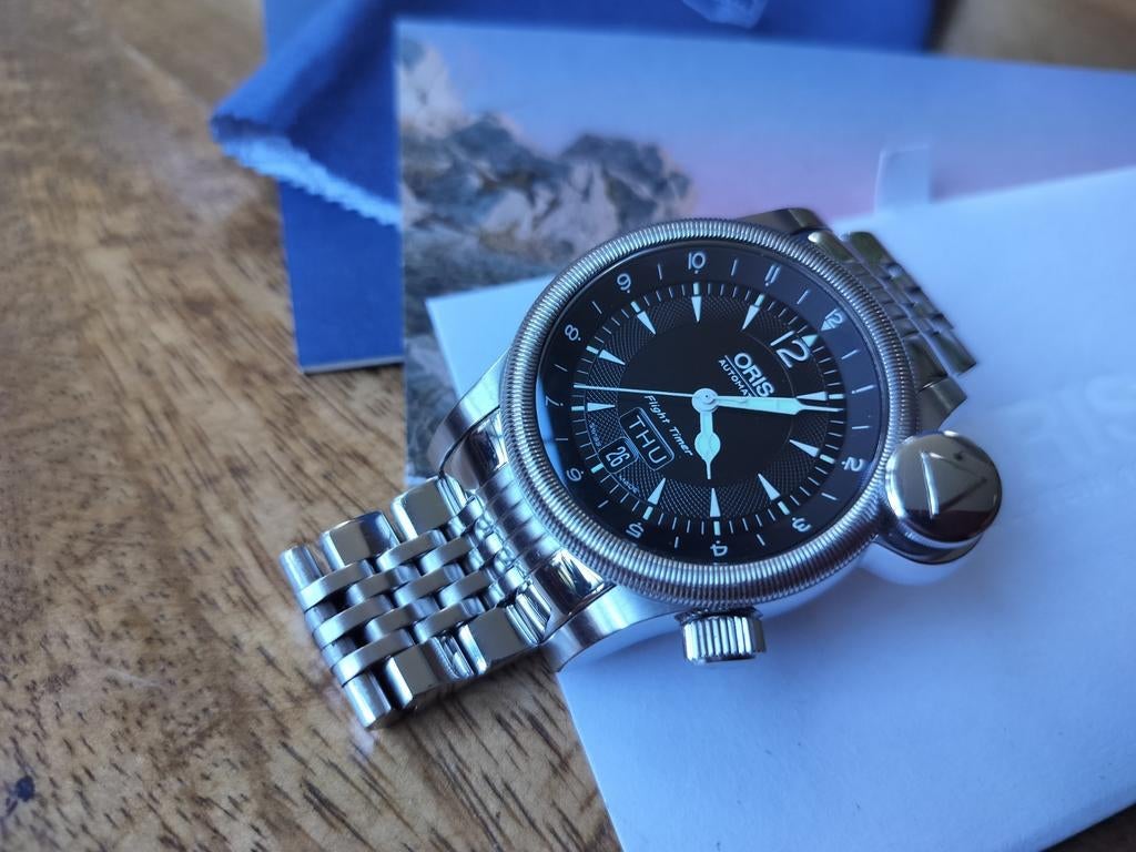 Oris Flight Timer Automatic Horloge - Prachtig Staat, Sieraden, Tassen en Uiterlijk, Horloges | Heren, Zo goed als nieuw, Overige merken