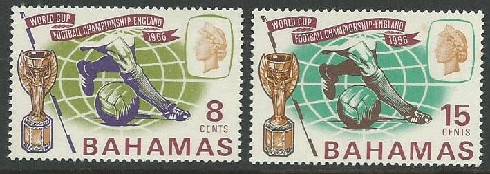 BAHAMAS 1966 WK Voetbal, Michel: 250-51, Postfris., Verzenden, Postfris, Sport