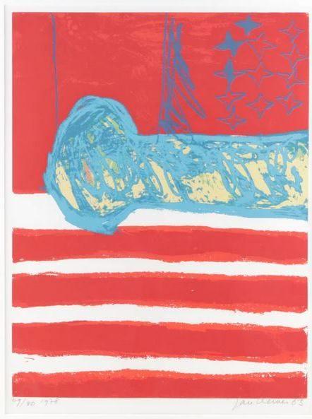 Jan Cremer (1940) Zeefdruk " Victory USA 1963 " Ges Gen Ged, Ophalen of Verzenden