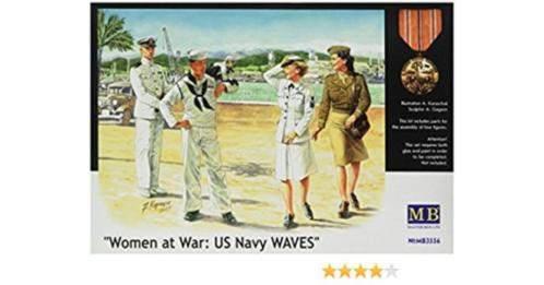 Master Box Women at War US Navy Waves (3556) SHF, Hobby en Vrije tijd, Modelbouw | Figuren en Diorama's, Gebruikt, Figuur of Figuren