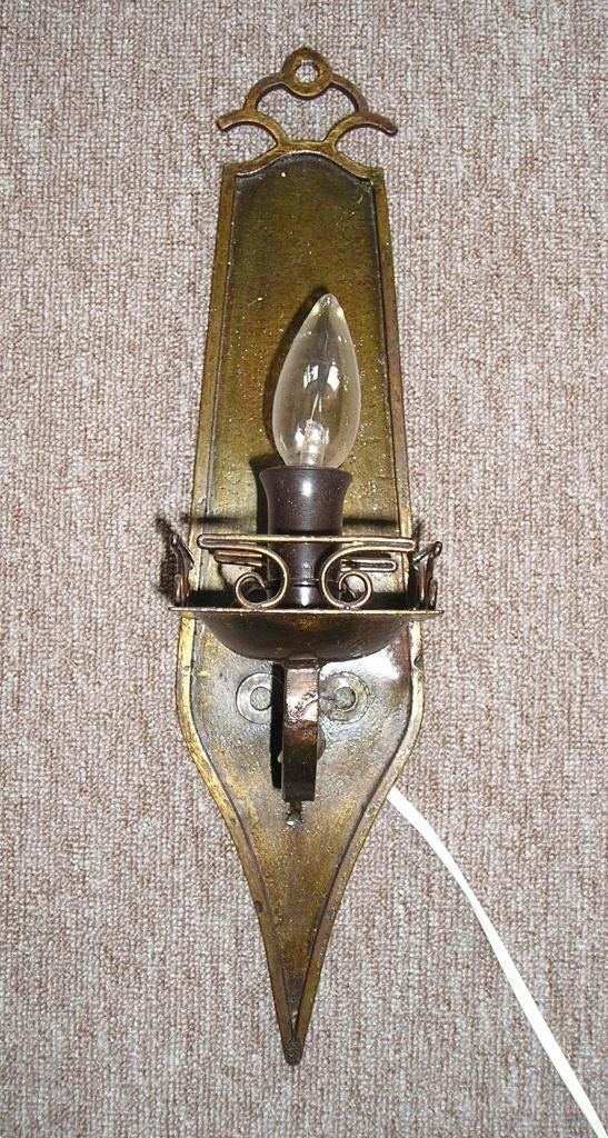 Wandlamp  (Metaal)  Vintage, Ophalen of Verzenden, Zo goed als nieuw, Metaal