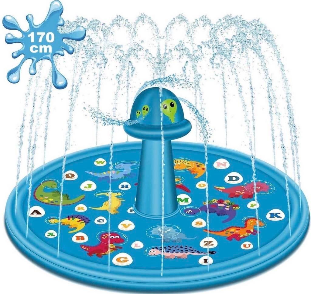 Dino Waterspeelmat met Sproeier, Kinderen en Baby's, Speelgoed | Buiten | Los speelgoed, Ophalen of Verzenden, Gebruikt
