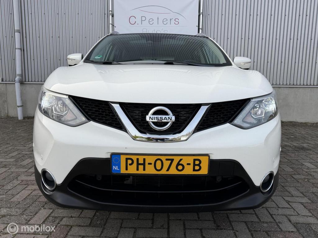 Nissan Qashqai 1.2 Tekna Full options / Leer / Camera / Pano, Voorwielaandrijving, Euro 5, Gebruikt, 4 cilinders