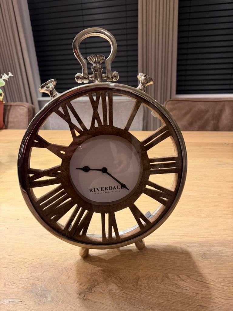 Riverdale tafelklok Luton, Ophalen of Verzenden, Zo goed als nieuw, Staande klok
