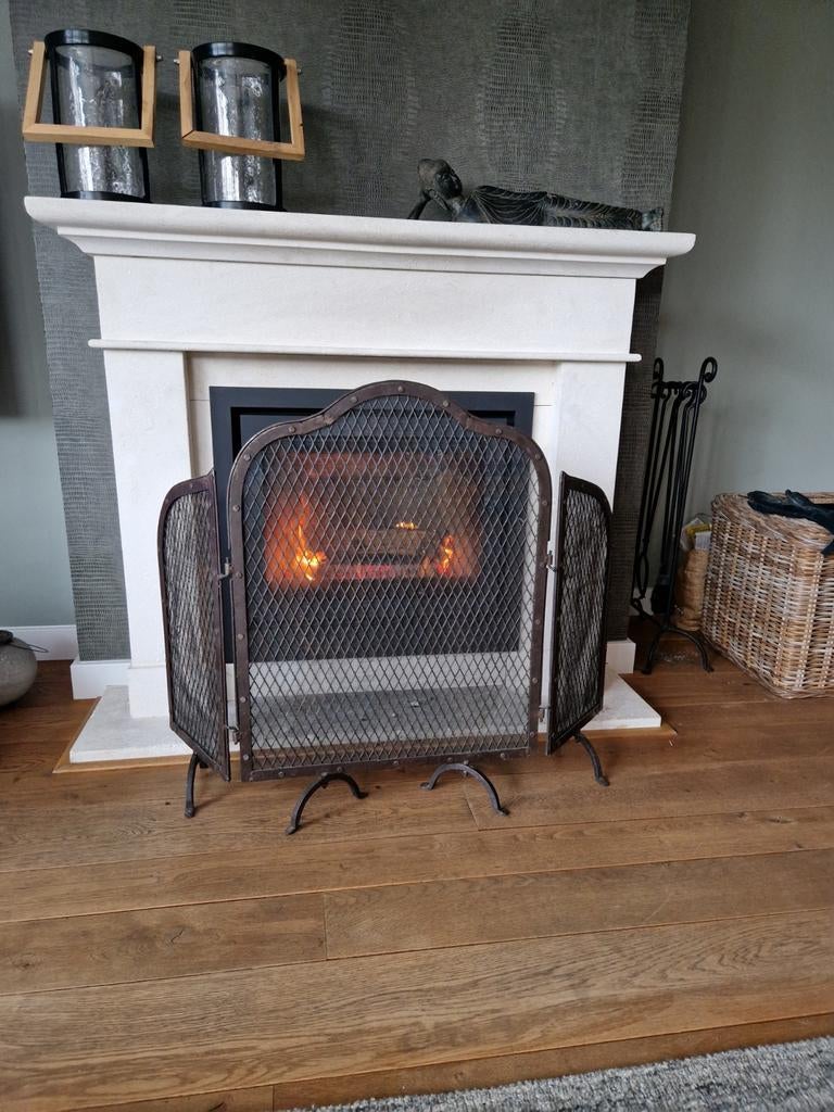 Spatscherm openhaard - Antiek design, Huis en Inrichting, Ophalen