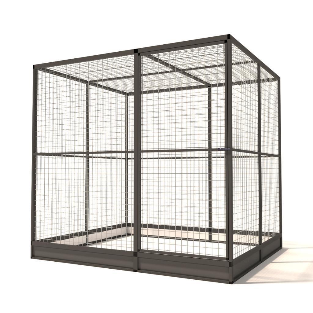 Volière Aluminium Noa, Ophalen of Verzenden, Nieuw, Aluminium, Volière