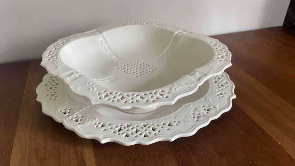 Authentic Leedsware fruittest, Ophalen of Verzenden