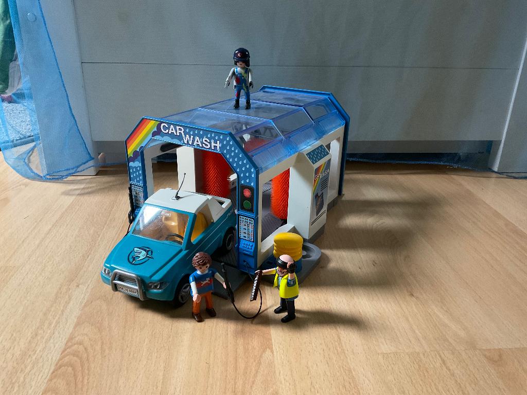 Playmobil wasstraat, Ophalen, Gebruikt, Complete set