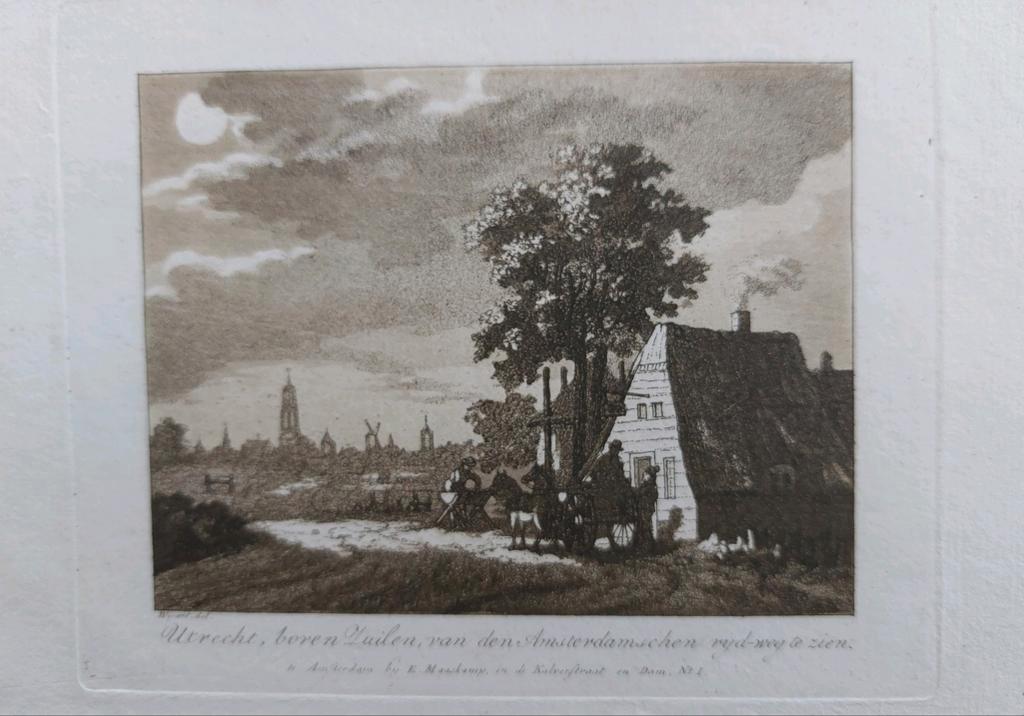 12 / Utrecht boven Zuilen van den Amsterdamsche rijd-weg, Ophalen of Verzenden