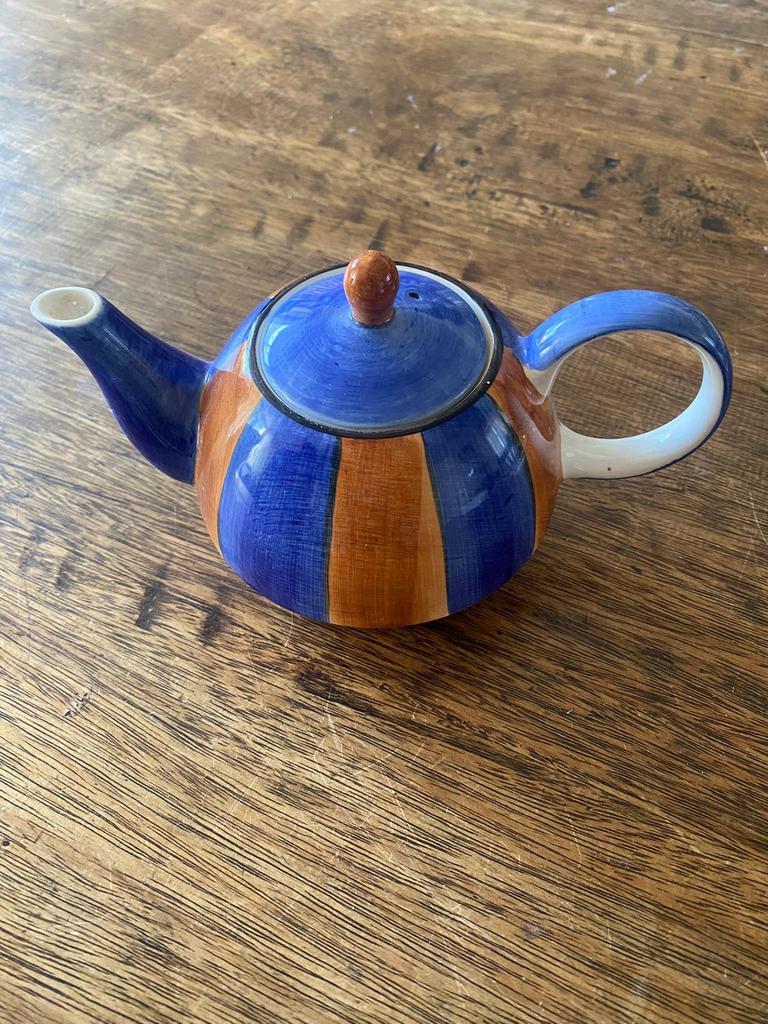 2 kop schotel + klein theepotje handwerk Henry, Ophalen of Verzenden