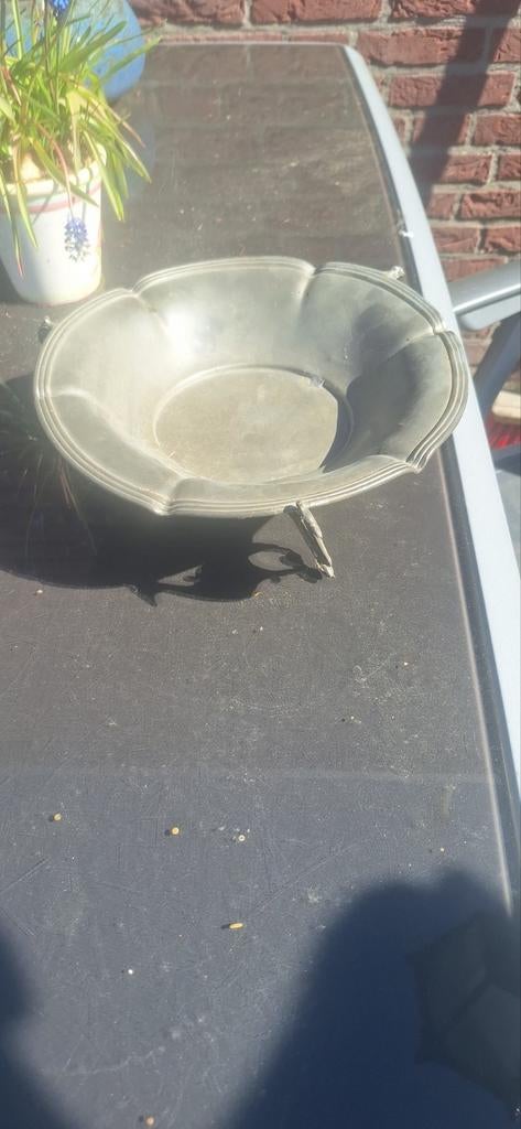 Tinnen schaal uit Tiel, Ophalen of Verzenden