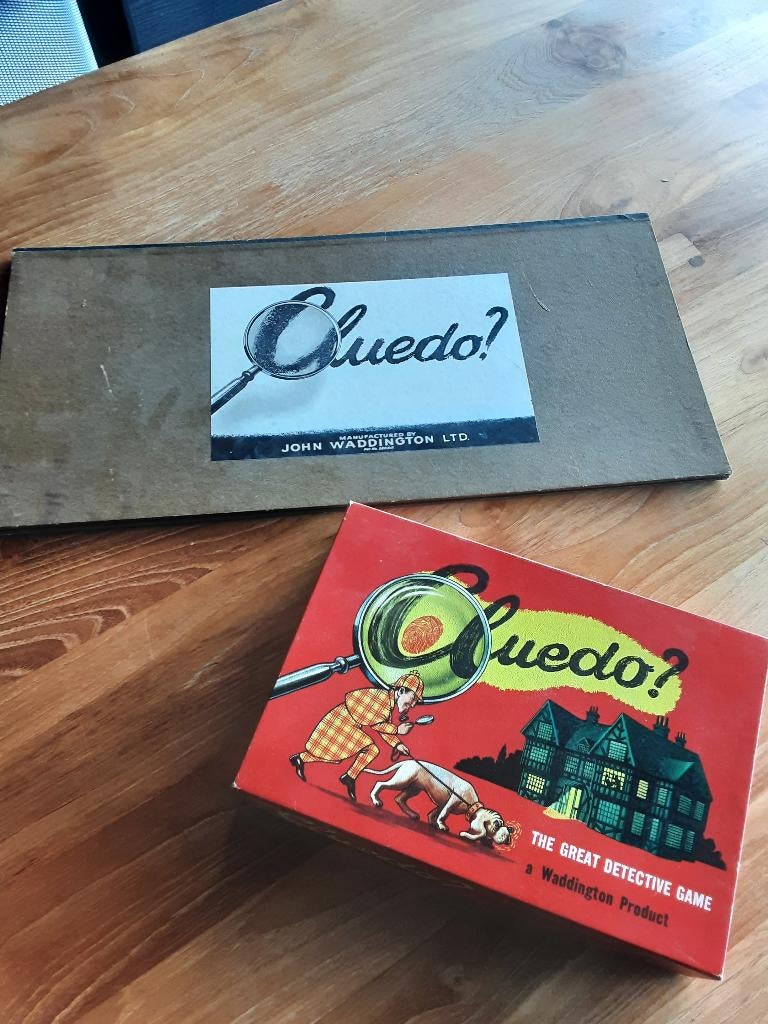 CLUEDO bordspel , vintage versie uit de jaren 50, Gebruikt, Vijf spelers of meer, John Waddington LTD, .