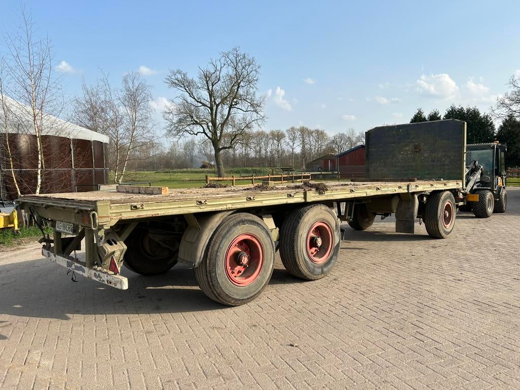 Landbouwwagen - platte wagen, Zakelijke goederen, Agrarisch | Werktuigen, Ophalen, Glastuinbouw, Transport