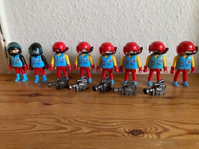 Playmobil vintage camera motor poppetjes 3847 jaren 90 oud, Kinderen en Baby's, Speelgoed | Playmobil, Ophalen of Verzenden, Gebruikt