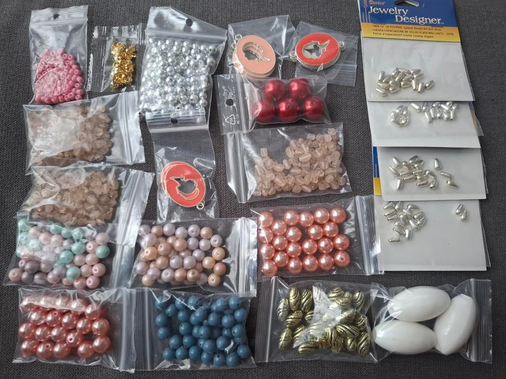 Partij pakket kralen glaskralen Acryl bedels kunstof, Ophalen of Verzenden, Nieuw, Kraal