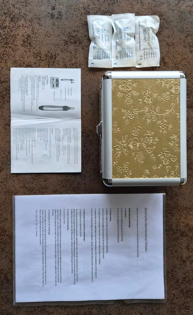 Professionele elektrische derma stamp voor huidverbetering., Ophalen of Verzenden, Nieuw, Gehele gezicht, Verzorging