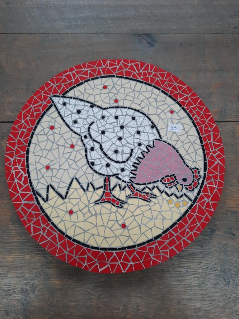 Mozaïek, kip met mozaïek steentjes gemaakt., Ophalen of Verzenden, Nieuw