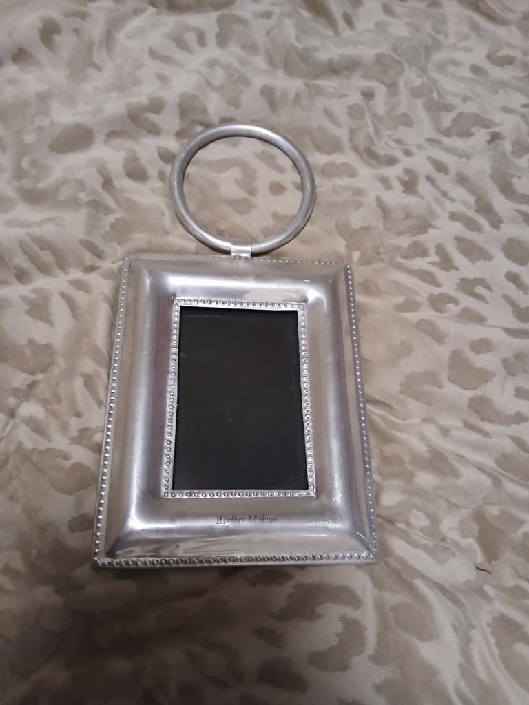 Riviera Maison Fotolijst met Ring - Zilverkleurig, Minder dan 50 cm, Ophalen of Verzenden, Zo goed als nieuw, Foto of Poster