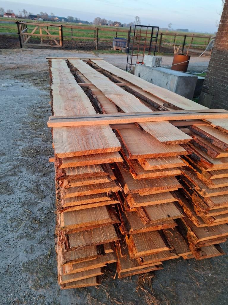 Brede douglas schaaldelen 4m lang, Overige materialen, Overige typen, Nieuw, Ophalen of Verzenden