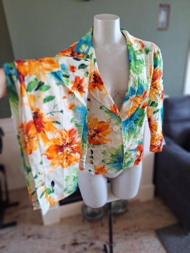 Sandro Ferrone pak blazer capri IT 46 NL 42 in topstaat, Kostuum of Pak, Overige kleuren, Verzenden, Zo goed als nieuw