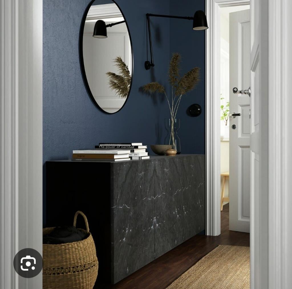 4x Ikea Besta kast met marmerlook deuren, Huis en Inrichting, Kasten | Overige, Ophalen of Verzenden, Zo goed als nieuw