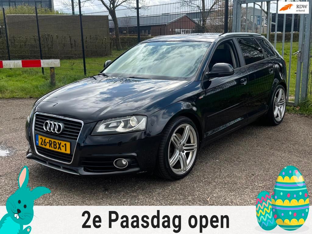 Audi A3 Sportback 1.4 TFSI S-Line S-Tronic Leder LED 18inch, Auto's, Euro 5, 125 pk, Gebruikt, 4 cilinders