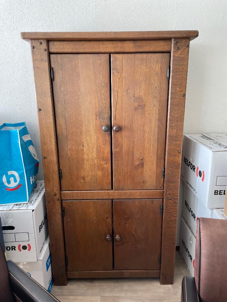 Massief eiken kast, Ophalen, Gebruikt