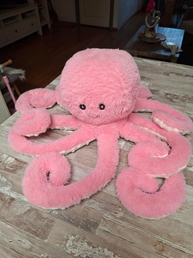 Grote octopus/ inktvis, Kinderen en Baby's, Speelgoed | Knuffels en Pluche, Ophalen of Verzenden, Zo goed als nieuw, Overige typen