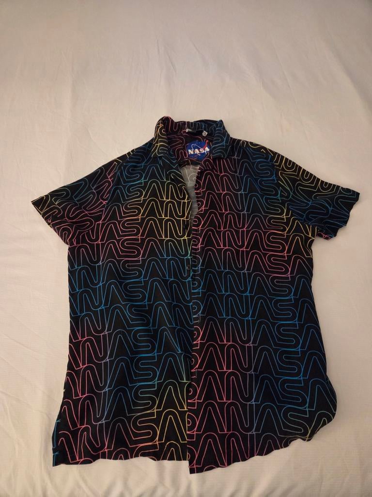ASOS DESIGN NASA Neon Shirt Blouse Maat M, Ophalen of Verzenden, Zo goed als nieuw, Overige kleuren, ASOS DESIGN