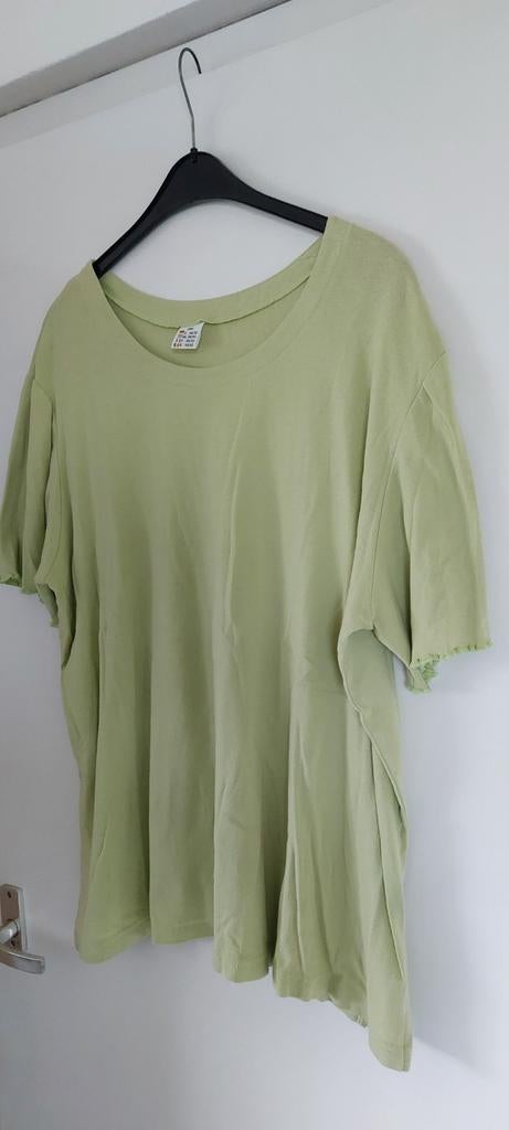 T-shirt korte mouw  maat 48-50 groen of blauw, Kleding | Dames, Grote Maten, Ophalen of Verzenden, Zo goed als nieuw, Blauw, Shirt of Top