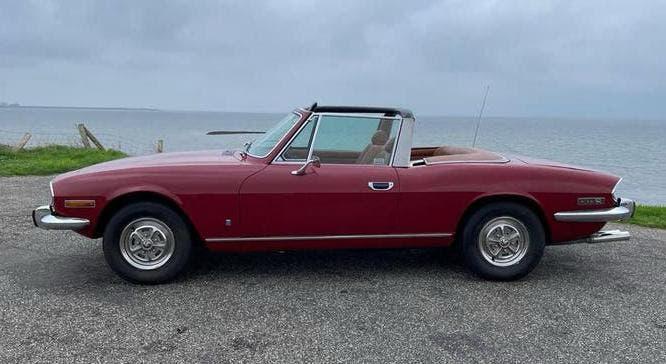 Triumph Stag 3.0 V8 MK2 -1974 - handgeschakeld + hardtop, Auto's, Oldtimers, Achterwielaandrijving, 143 pk, Cabriolet, Overige bekleding