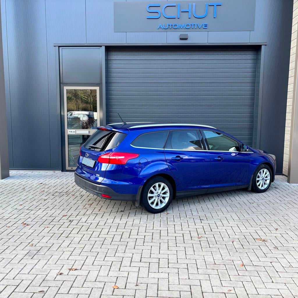 Ford Focus Wagon 125pk Titanium CLIMA | CRUISE CONTROL | CAR, Gebruikt, Zwart, Blauw, USB