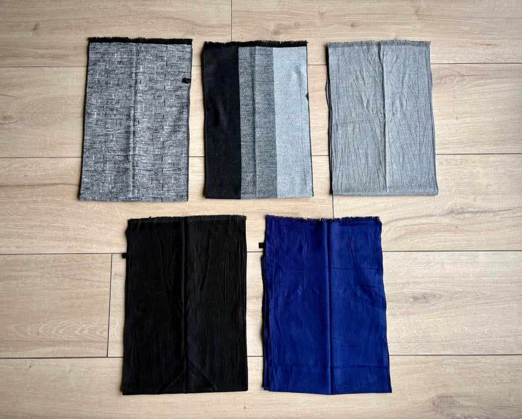 5x Heren Kasjmier sjaal, Ophalen of Verzenden, Zo goed als nieuw, Overige maten, Sjaal