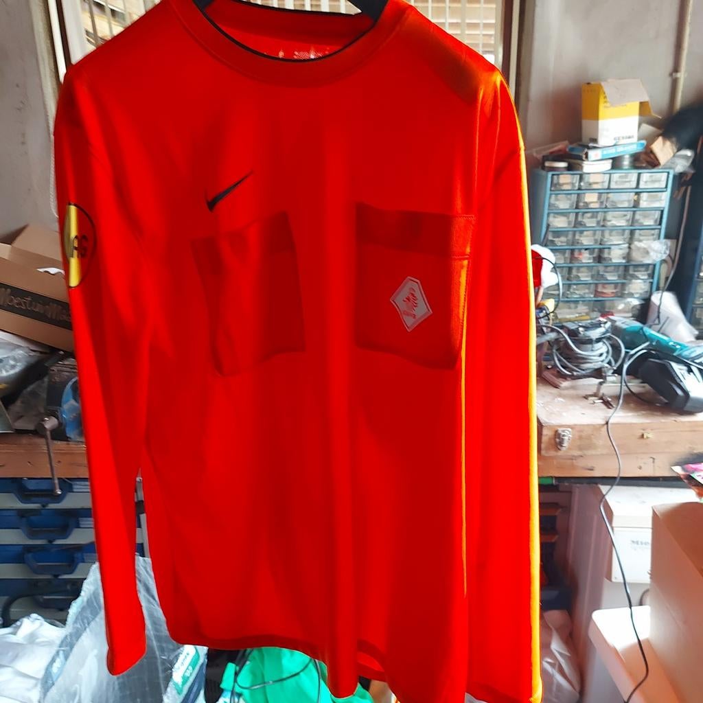 Nike knvb scheidsrechters shirt oranje, Nike, Ophalen of Verzenden, Zo goed als nieuw, Voetbal
